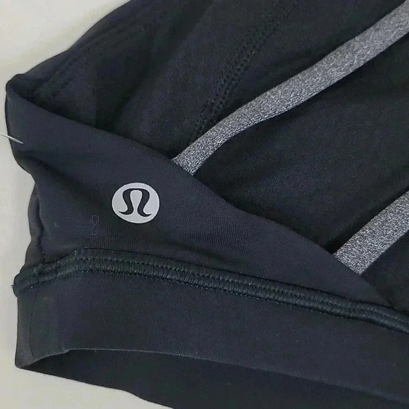 Lululemon Free To Be Serene Bra *High NeckBlack / Heathered Black - Picture 7 of 11